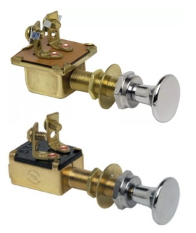 Cole Hersee Push-Pull Switches - SPST OFF/ON - 1 Circuit
