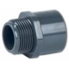 Spears MPT Pipe Adapters - Schedule 80 Grey PVC