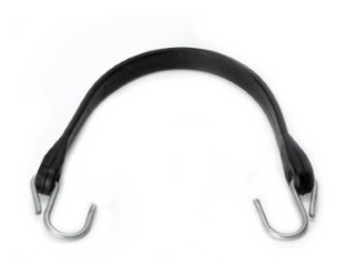 Heavy-Duty Rubber with S-Hooks - 21"