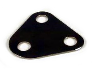 Wichard Pad Eye Back Plate SS