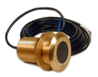 "Active" Thru-Hull Depth Transducer - Bronze - Up to 450 feet