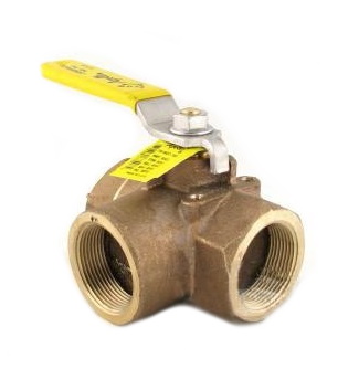 3-Way Diverter Valve - Bronze - 1-1/2"