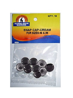 Snap Cap - #6-8 - Black