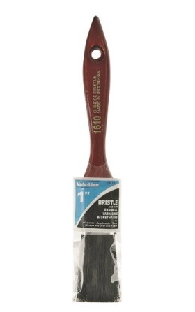 Linzer "Valu-Line" Black Chinese Bristle Brush - 1"