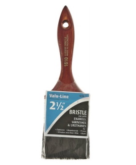 Linzer "Valu-Line" Black Chinese Bristle Brush - 2-1/2"