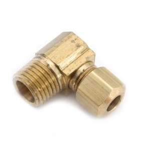 Brass Male Pipe Coupling - 1/8" x 1/8" OD