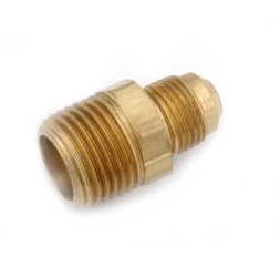 MNPT x 45-Degree Flare - 1/2" x 1/4"