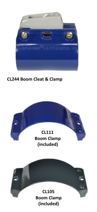 Clamcleat - CL244 Windsurfing Outhaul Cleat & Clamps