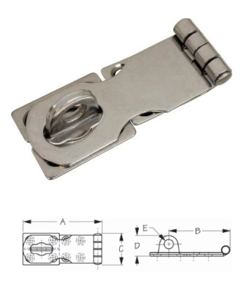 Sea-Dog Safety Hasp - Stainless Steel