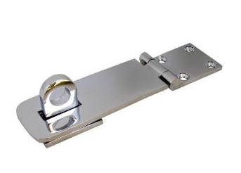 Heavy-Duty Hasp - 5-7/8" - Chrome Finish
