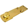 Heavy-Duty Hasp - 5-7/8" - Brass Finish