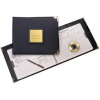 Weems & Plath Logbook Cover - Navy Blue Leather & Brass