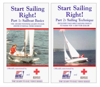 "Start Sailing Right Parts 1 & 2" on DVD by U.S. Sailing Assoc