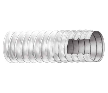 Ventilation Hose - White - Dia. 3" - 50-ft