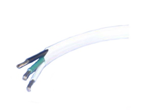 Pacer 10/3 AWG Triplex Cable - Black/Green/White - 100