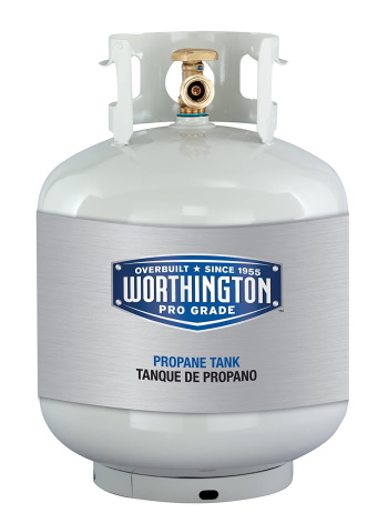 Vertical Propane Tank - Steel - LPG 20 Lbs