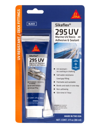 Sikaflex&#174;-295 UV Resistant Adhesive & Sealant - Black - 3 oz.