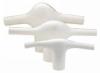 Flat Spreader Boots - White PVC - Wire Dia. 5/32"-1/4"