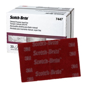 3M "Scotch-Brite" Hand Pad 7447 PRO - 20/Box