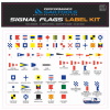 Signal Flags Label Kit