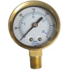 LP Gas Pressure Gauge - Brass Case