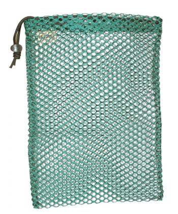 Nylon Mesh Stuff Bag - 11" x 16" - Green