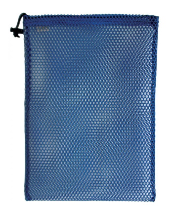 Nylon Mesh Stuff Bag - 15" x 22" - Blue