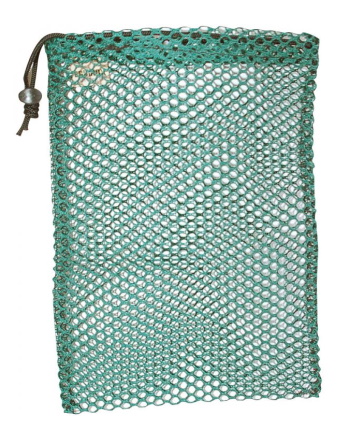 Nylon Mesh Stuff Bag - 15" x 22"- Green