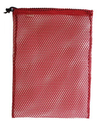 Nylon Mesh Stuff Bag - 23" x 36" - Red