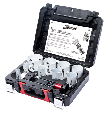 Blu-Mol Xtreme QuickCore 13pc Bi-Metal Hole Saw Set