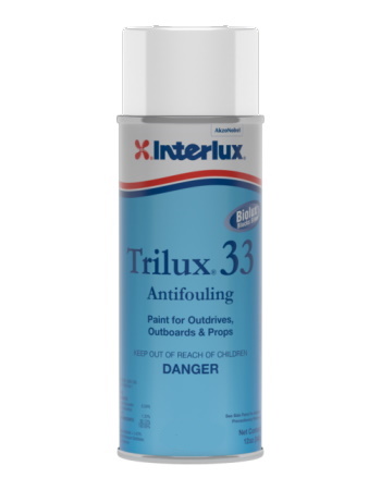 Trilux 33 Aerosol Antifouling Paint - White