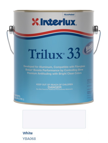 Interlux Trilux 33 Antifouling Paint - White - Gallon