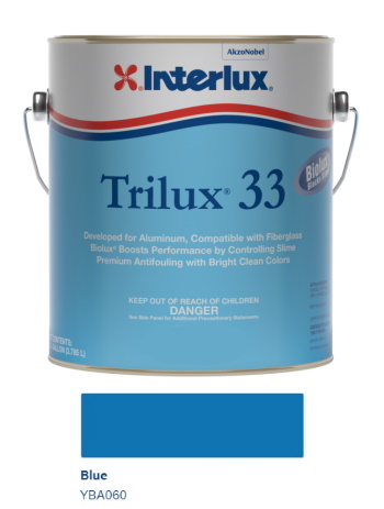 Interlux Trilux 33 Antifouling Paint - Blue - Gallon