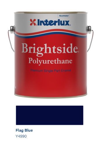 Interlux Brightside Boottop & Stripping Enamel - Flag Blue - 1/2 Pint