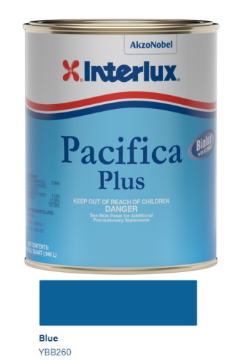 Interlux Pacifica Plus Antifouling Paint - Blue - Gallon
