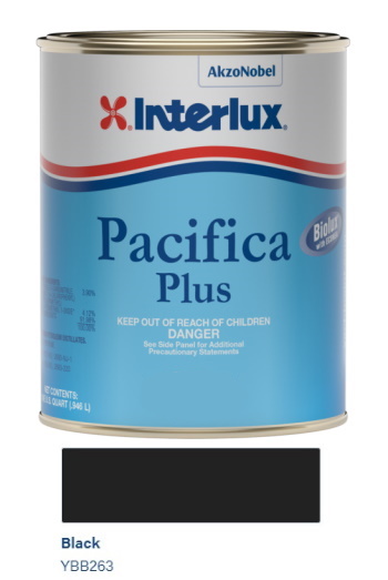 Interlux Pacifica Plus Antifouling Paint - Black - Gallon