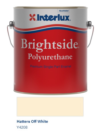 Interlux Brightside&#174; Polyurethane Topcoat - Hatters Off White - Quart