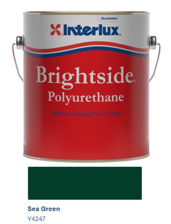 Interlux Brightside&#174; Polyurethane Topcoat - Sea Green - Quart