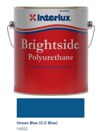 Interlux Brightside&#174; Polyurethane Topcoat - Ocean Blue - Quart