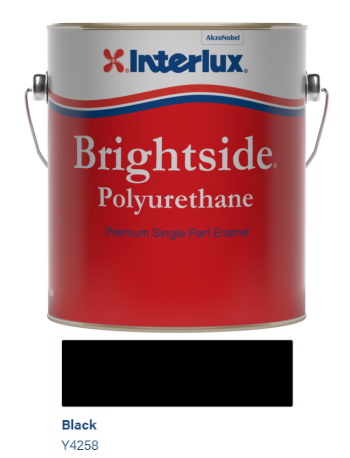 Interlux Brightside&#174; Polyurethane Topcoat - Black - Quart