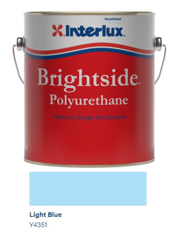 Interlux Brightside&#174; Polyurethane Topcoat - Light Blue - Quart