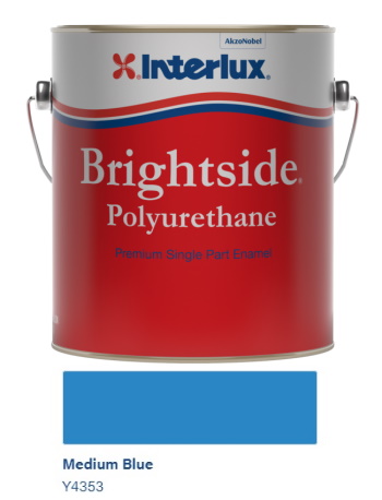 Interlux Brightside&#174; Polyurethane Topcoat - Medium Blue - Quart