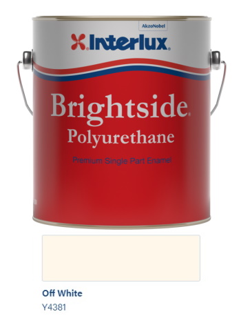 Interlux Brightside&#174; Polyurethane Topcoat - Off White - Quart