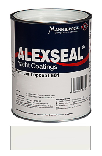 Alexseal Premium Topcoat 501 - Cloud White - Quart