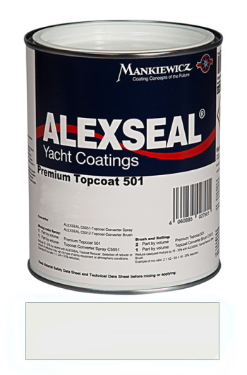 Alexseal Premium Topcoat 501 - Snow White - Quart