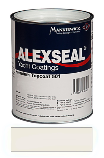 Alexseal Premium Topcoat 501 - Stark White - Quart