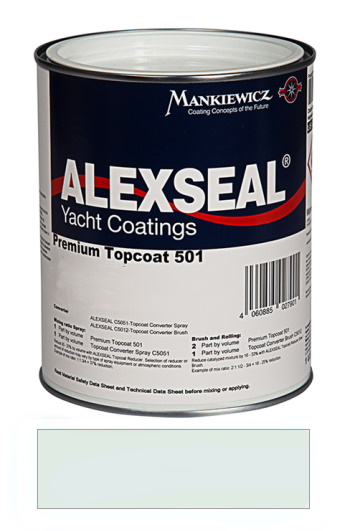 Alexseal Premium Topcoat 501 - Blue Tone White - Quart