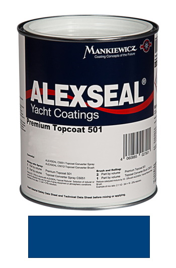 Alexseal Premium Topcoat 501 - Navy Blue - Quart