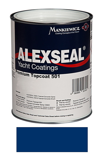 Alexseal Premium Topcoat 501 - Royal Blue - Quart