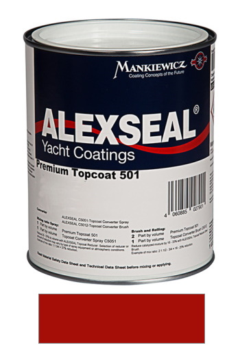 Alexseal Premium Topcoat 501 - Toreador Red - Quart
